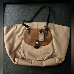 Dooney & Bourke Khaki Pocket Shopper